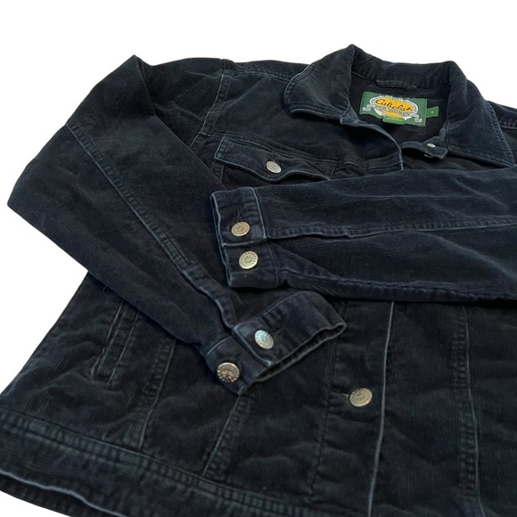 Cabela's Women's Small Navy Corduroy Jacket Button Front Stretch Trucker - Picture 2 of 7